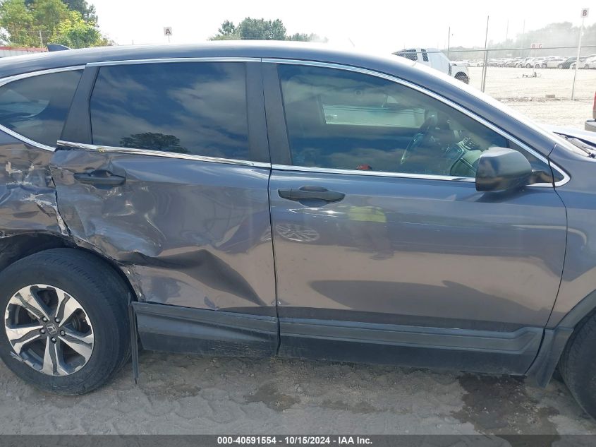 2018 Honda Cr-V Lx VIN: 2HKRW5H3XJH417051 Lot: 40591554