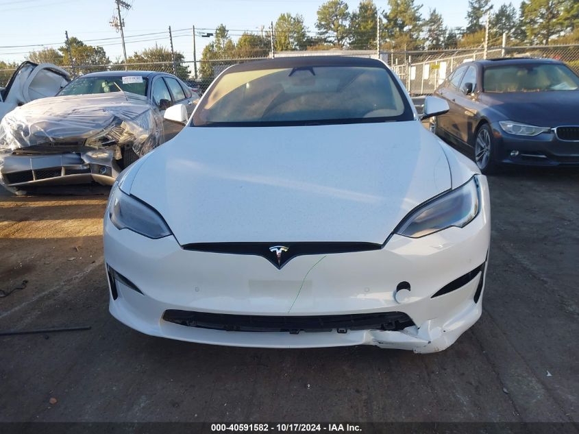 2022 Tesla Model S Dual Motor All-Wheel Drive VIN: 5YJSA1E5XNF470822 Lot: 40591582