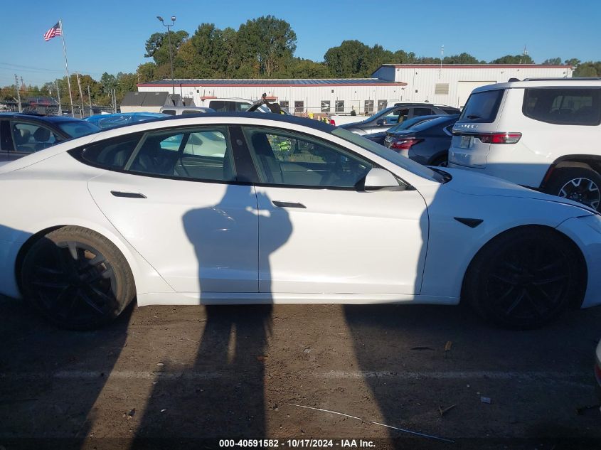 2022 Tesla Model S Dual Motor All-Wheel Drive VIN: 5YJSA1E5XNF470822 Lot: 40591582