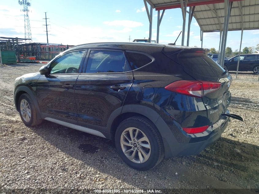 2017 Hyundai Tucson Se VIN: KM8J3CA41HU534607 Lot: 40591595