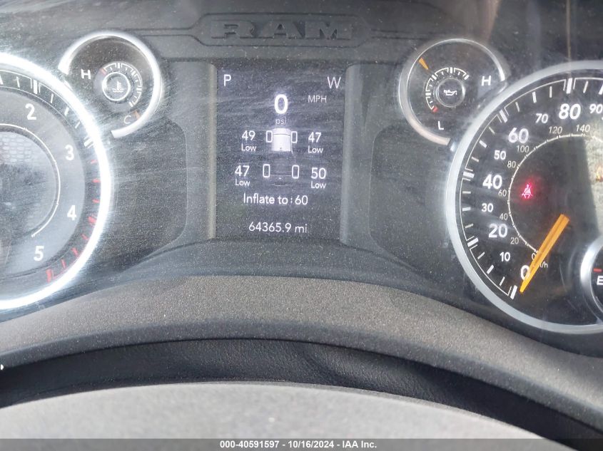 2021 Ram 2500 Big Horn 4X4 6'4 Box VIN: 3C6UR5DL2MG523246 Lot: 40591597