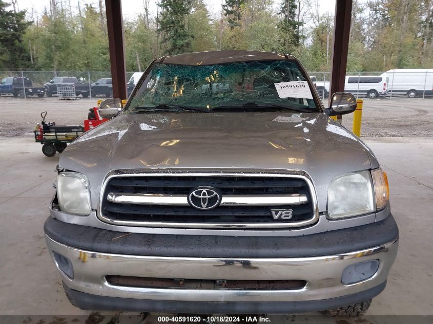 2002 Toyota Tundra Sr5 V8 VIN: 5TBKT44152S260543 Lot: 40591620