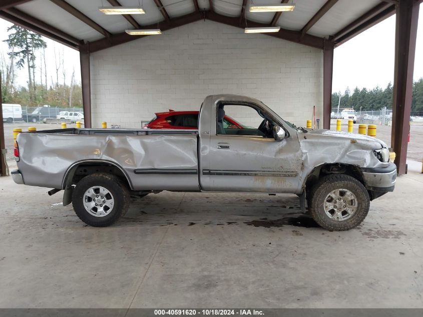 2002 Toyota Tundra Sr5 V8 VIN: 5TBKT44152S260543 Lot: 40591620