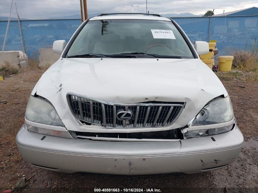 2001 Lexus Rx 300 VIN: JTJHF10U410199160 Lot: 40591663