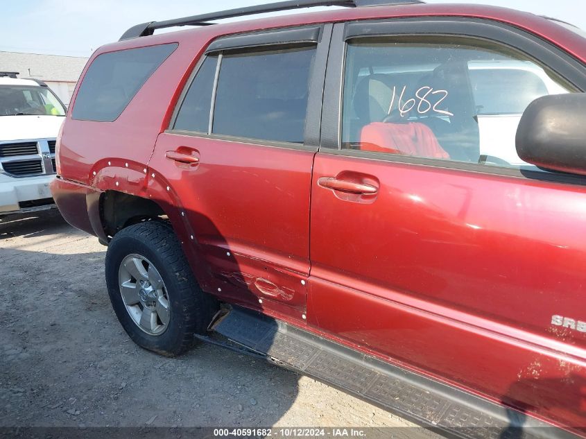 2005 Toyota 4Runner Sr5 V6 VIN: JTEBU14R258029581 Lot: 40591682