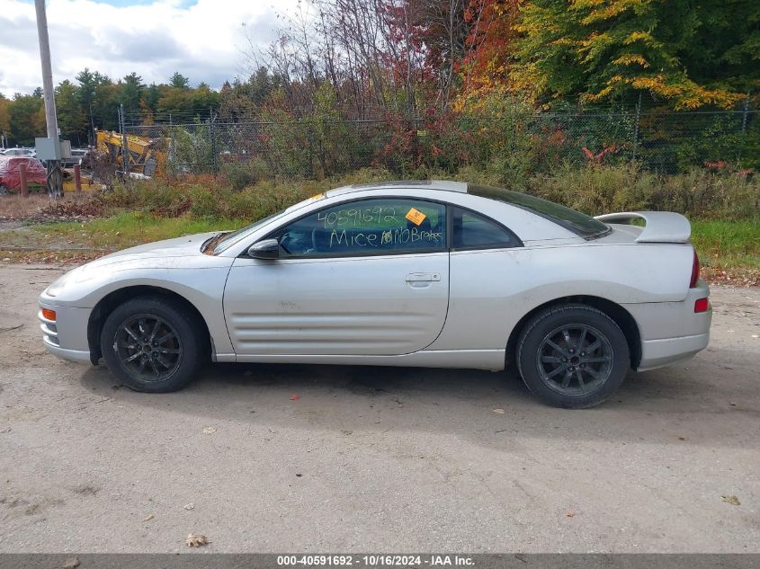 2002 Mitsubishi Eclipse Gs VIN: 4A3AC44G42E073918 Lot: 40591692