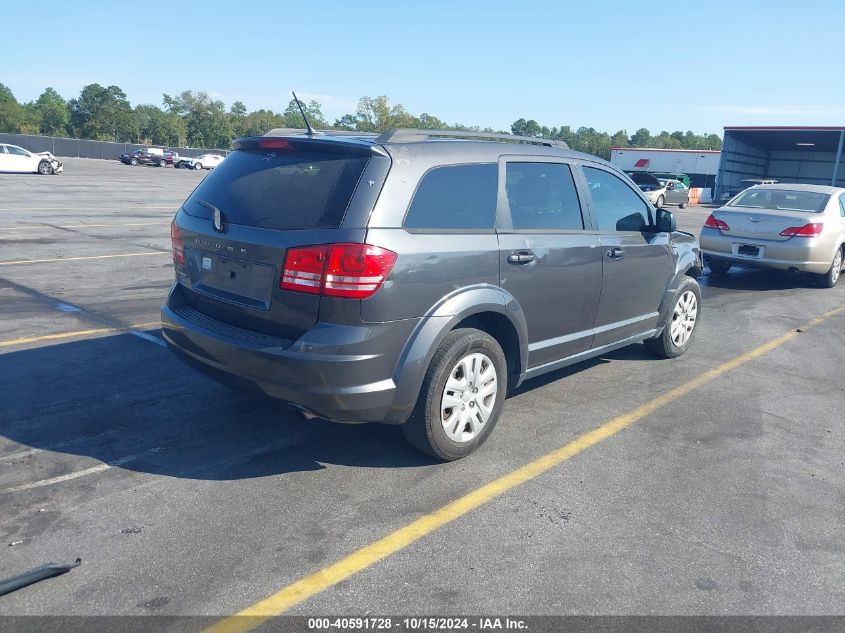 2016 Dodge Journey Se VIN: 3C4PDCAB1GT151723 Lot: 40591728