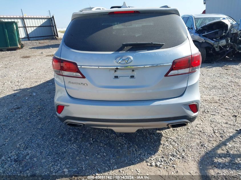 2017 Hyundai Santa Fe Se VIN: KM8SM4HF0HU183882 Lot: 40591742