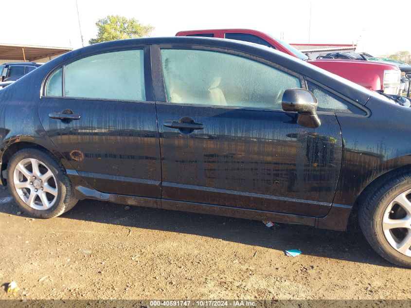 2009 Honda Civic Lx VIN: 19XFA16589E006455 Lot: 40591747