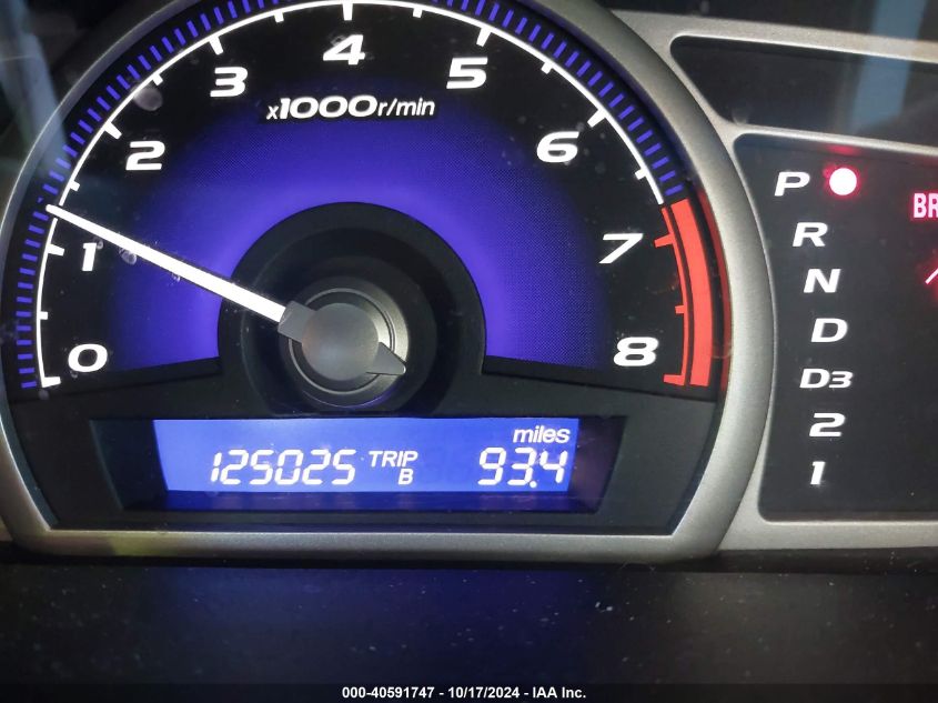 2009 Honda Civic Lx VIN: 19XFA16589E006455 Lot: 40591747