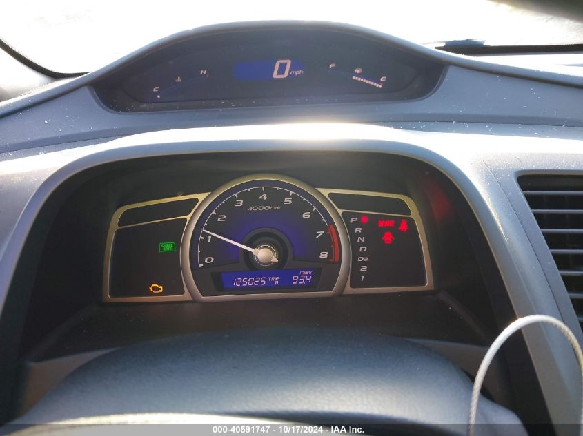 2009 Honda Civic Lx VIN: 19XFA16589E006455 Lot: 40591747