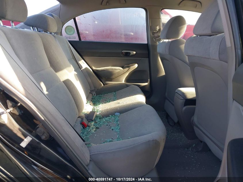 2009 Honda Civic Lx VIN: 19XFA16589E006455 Lot: 40591747