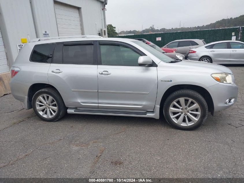 2009 Toyota Highlander Hybrid Limited VIN: JTEEW44A892035381 Lot: 40591780