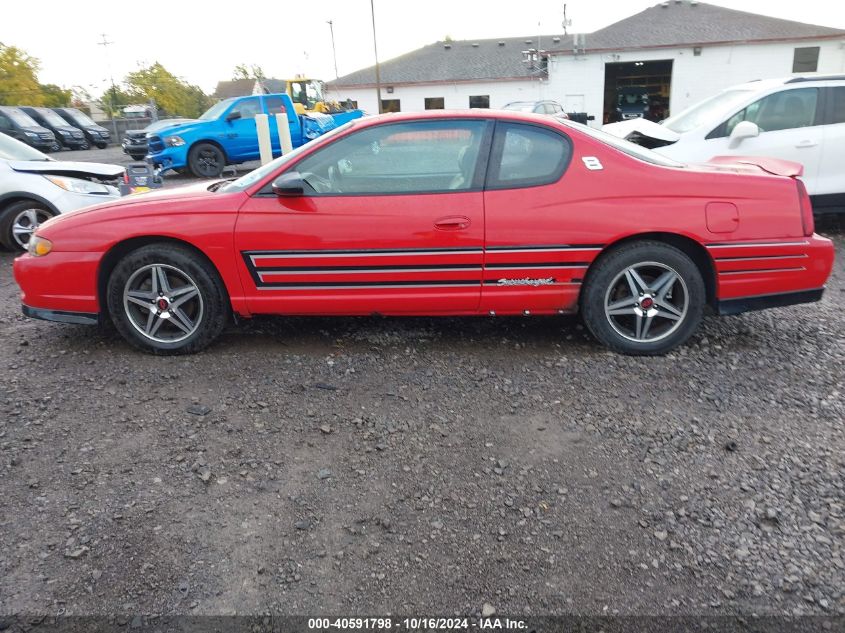 2004 Chevrolet Monte Carlo Supercharged Ss VIN: 2G1WZ121149395581 Lot: 40591798