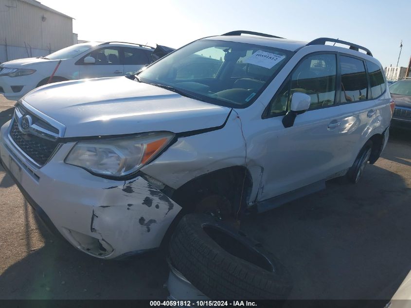 2014 Subaru Forester 2.5I Premium VIN: JF2SJAEC1EH449566 Lot: 40591812