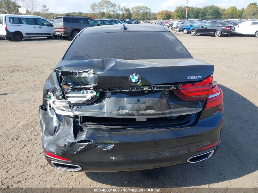 2016 BMW 750I xDrive VIN: WBA7F2C57GG420577 Lot: 40591867