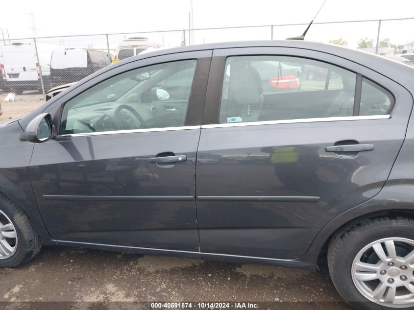 2013 Chevrolet Sonic Lt Auto VIN: 1G1JC5SH8D4209392 Lot: 40591874