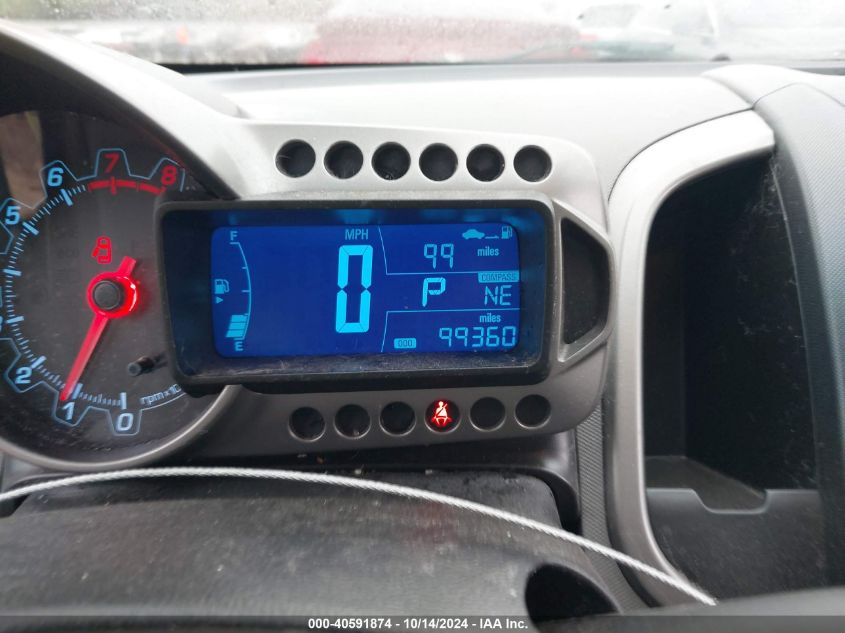 2013 Chevrolet Sonic Lt Auto VIN: 1G1JC5SH8D4209392 Lot: 40591874