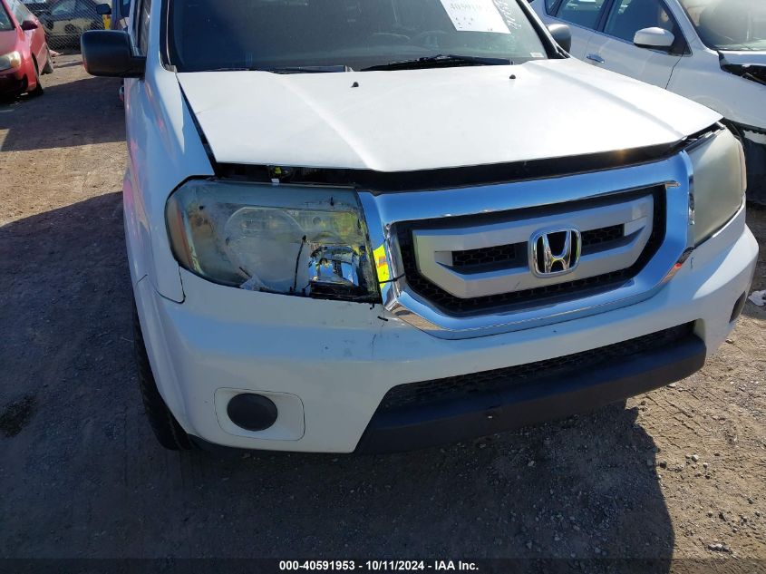 2010 Honda Pilot Lx VIN: 5FNYF4H2XAB032021 Lot: 40591953