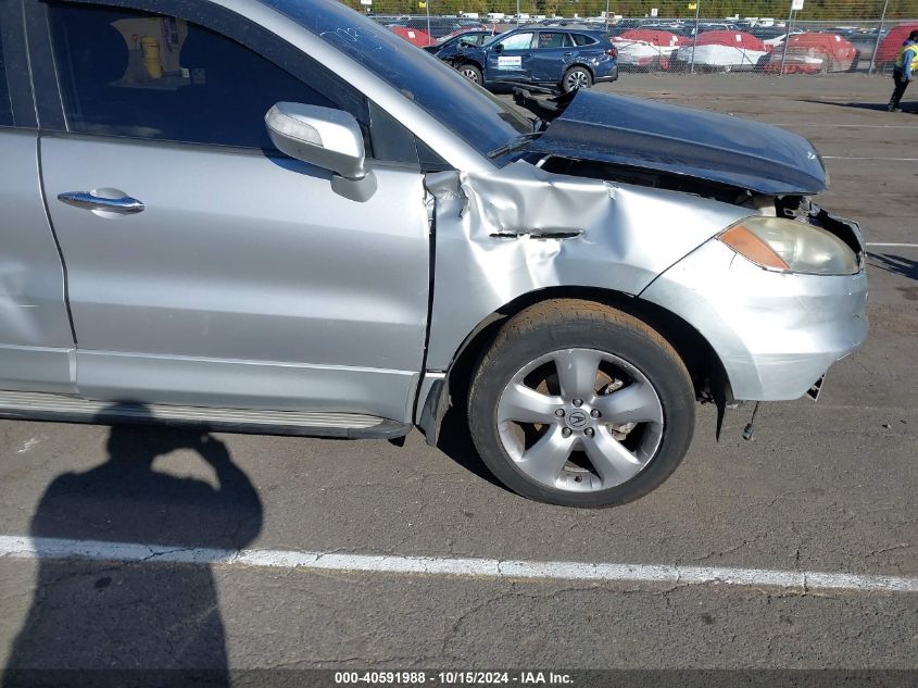 2007 Acura Rdx VIN: 5J8TB18597A002185 Lot: 40591988