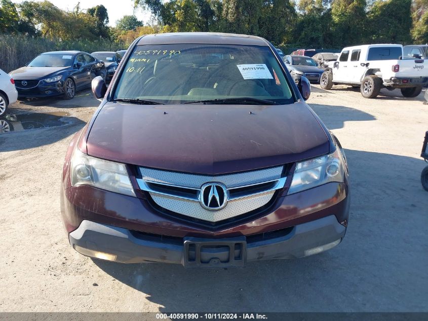 2009 Acura Mdx Technology Package VIN: 2HNYD28479H507667 Lot: 40591990