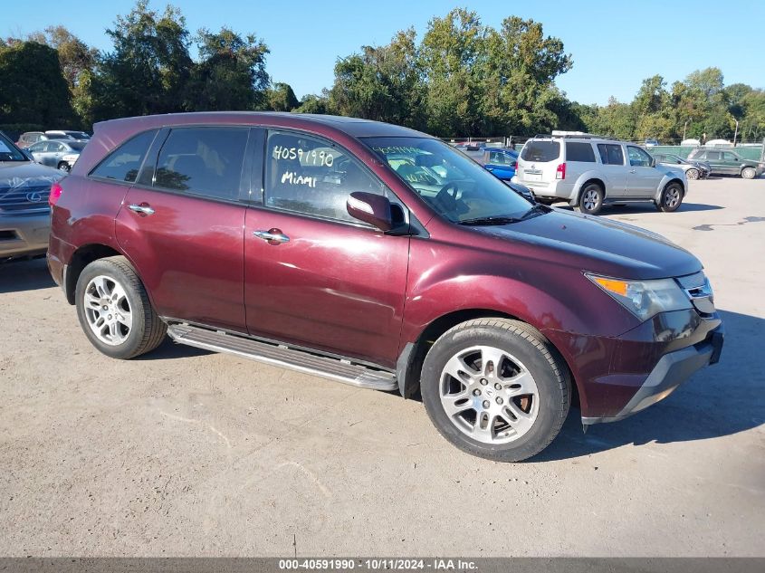 2HNYD28479H507667 2009 Acura Mdx Technology Package