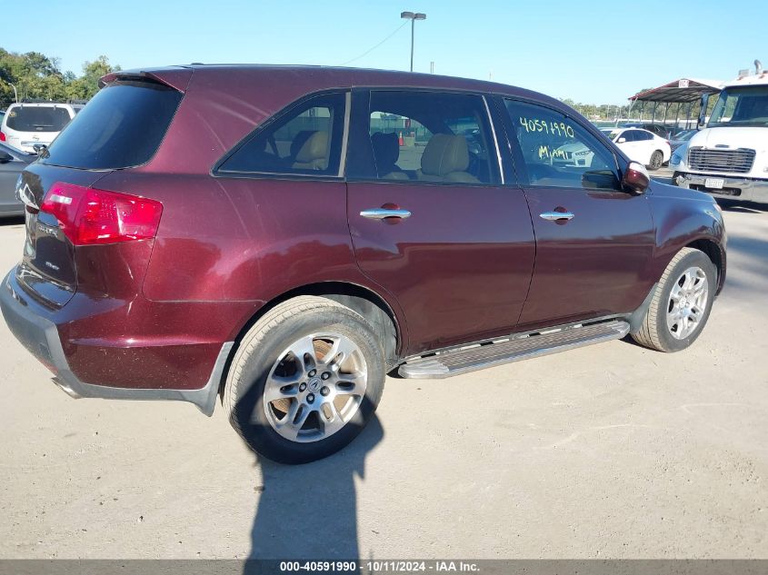 2HNYD28479H507667 2009 Acura Mdx Technology Package