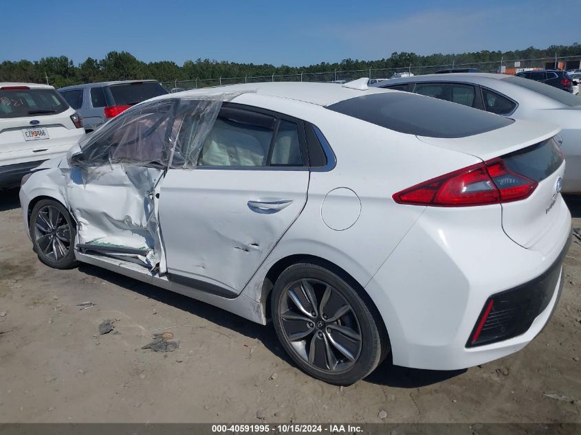 VIN KMHC05LC3KU158940 2019 HYUNDAI IONIQ HYBRID LIMITED