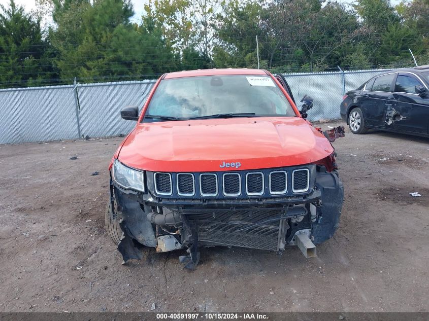 2021 Jeep Compass Sport Fwd VIN: 3C4NJCAB0MT580962 Lot: 40591997