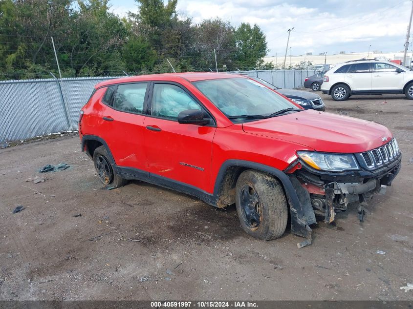 2021 Jeep Compass Sport Fwd VIN: 3C4NJCAB0MT580962 Lot: 40591997