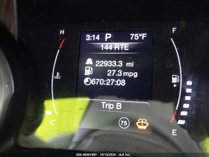 VIN 3C4NJCAB0MT580962 2021 JEEP COMPASS SPORT FWD