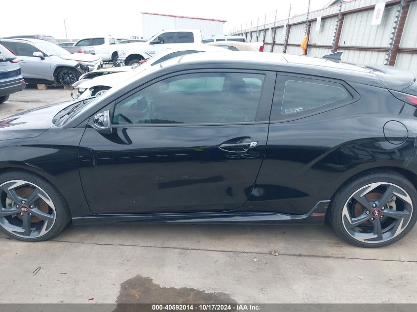 2020 Hyundai Veloster Turbo VIN: KMHTH6AB9LU023018 Lot: 40592014