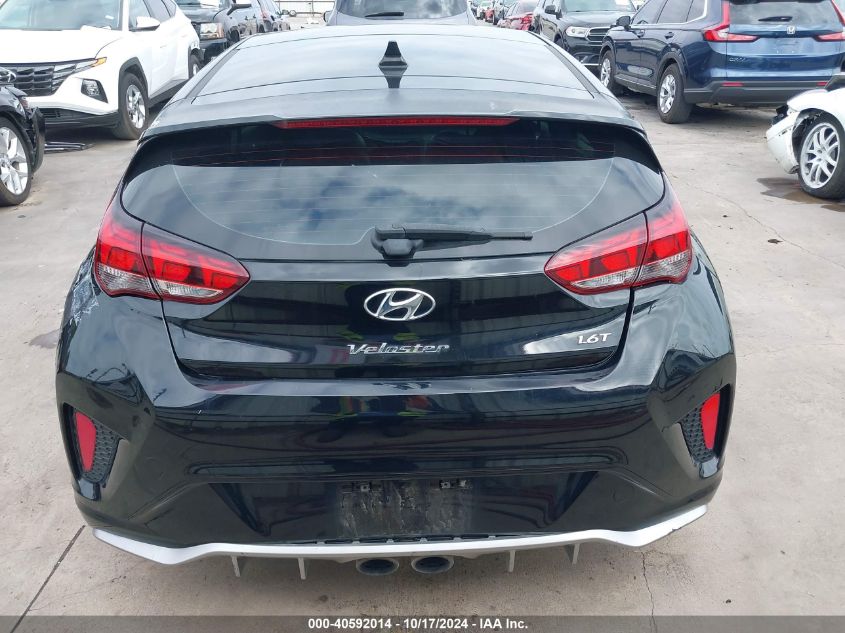 2020 Hyundai Veloster Turbo VIN: KMHTH6AB9LU023018 Lot: 40592014