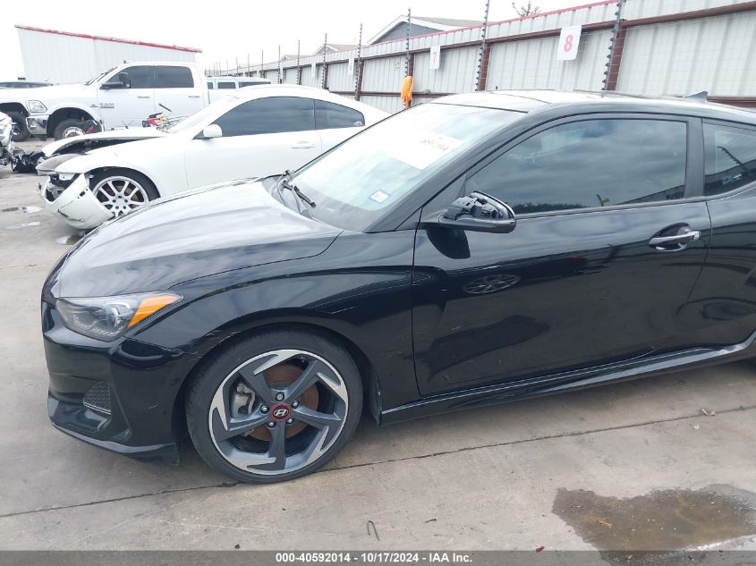 2020 Hyundai Veloster Turbo VIN: KMHTH6AB9LU023018 Lot: 40592014