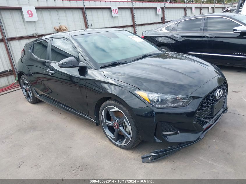 2020 Hyundai Veloster Turbo VIN: KMHTH6AB9LU023018 Lot: 40592014