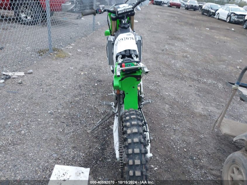 2024 Kawasaki Kx450 N VIN: JKAKXGNC1RA000168 Lot: 40592070