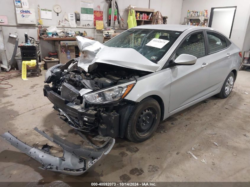 VIN KMHCT4AE2HU240527 2017 HYUNDAI ACCENT SE