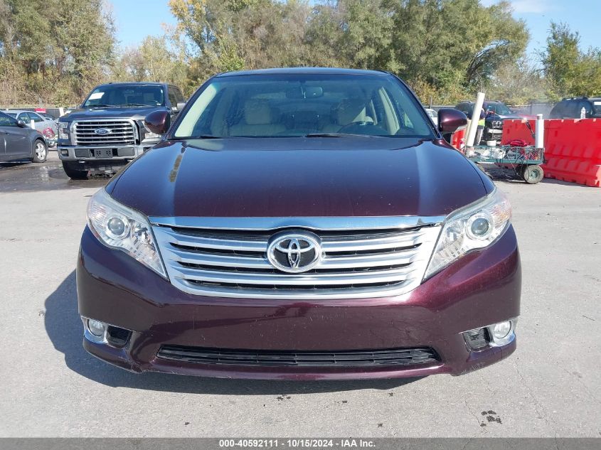 2011 Toyota Avalon Limited VIN: 4T1BK3DBXBU392444 Lot: 40592111