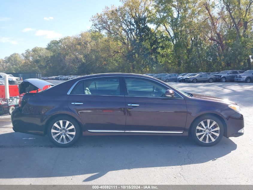 2011 Toyota Avalon Limited VIN: 4T1BK3DBXBU392444 Lot: 40592111