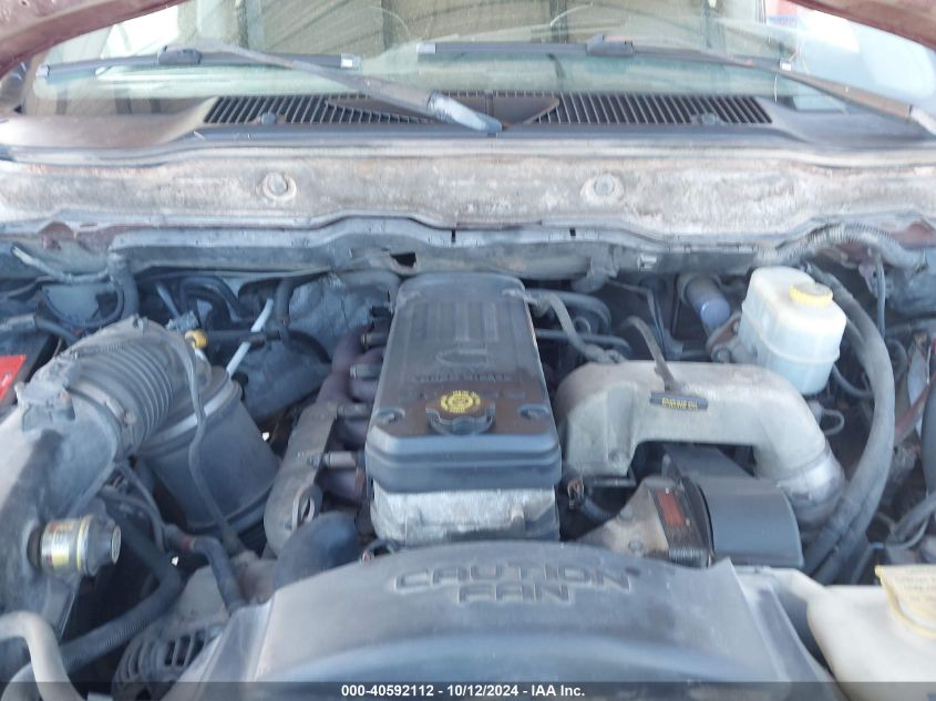 2003 Dodge Ram 2500 Slt/Laramie/St VIN: 3D7KA28643G763882 Lot: 40592112