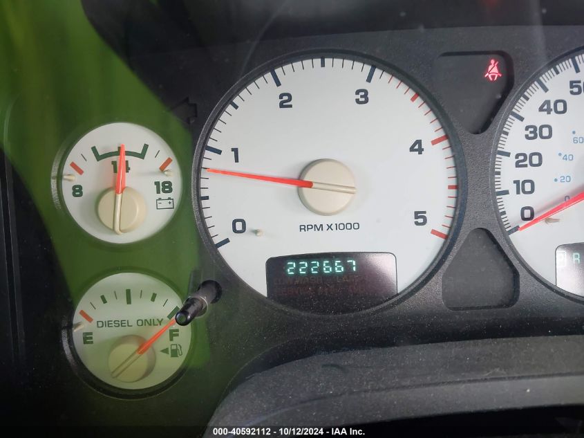 2003 Dodge Ram 2500 Slt/Laramie/St VIN: 3D7KA28643G763882 Lot: 40592112