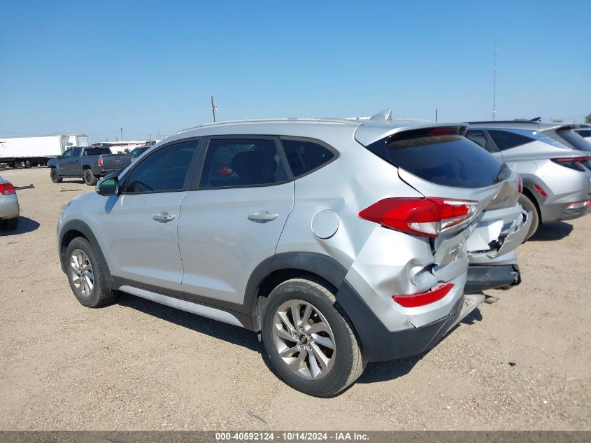 2017 Hyundai Tucson Limited/Sport And Eco/Se VIN: KM8J33A48HU524690 Lot: 40592124