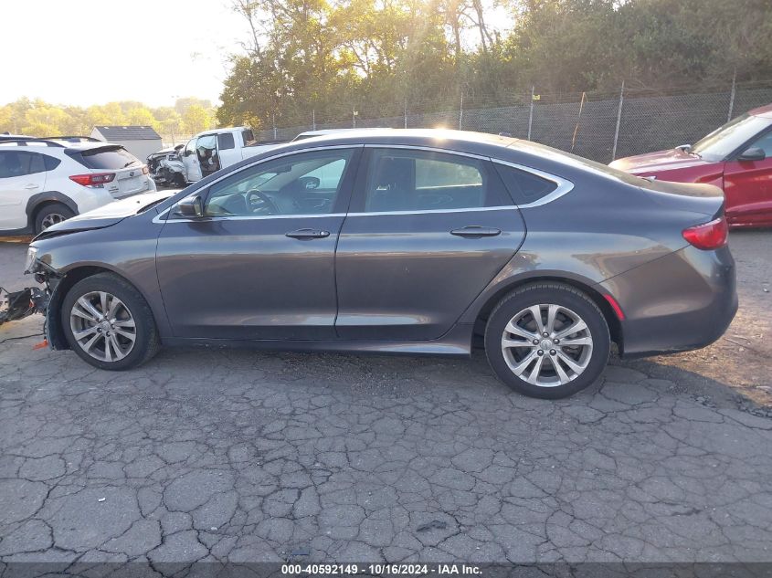 2016 Chrysler 200 Limited VIN: 1C3CCCAB0GN108416 Lot: 40592149