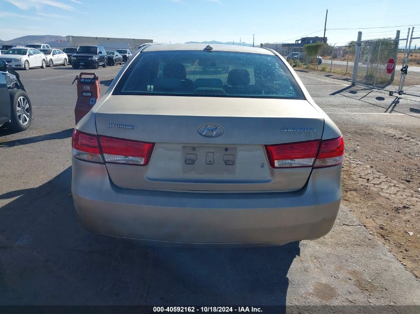 2008 Hyundai Sonata Gls VIN: 5NPET46C68H378814 Lot: 40592162