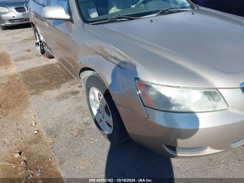 2008 Hyundai Sonata Gls VIN: 5NPET46C68H378814 Lot: 40592162