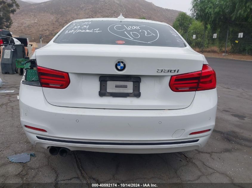 2017 BMW 330I VIN: WBA8B9G57HNU50730 Lot: 40592174