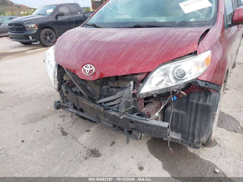 2012 Toyota Sienna Xle V6 8 Passenger VIN: 5TDYK3DC2CS246052 Lot: 40592197