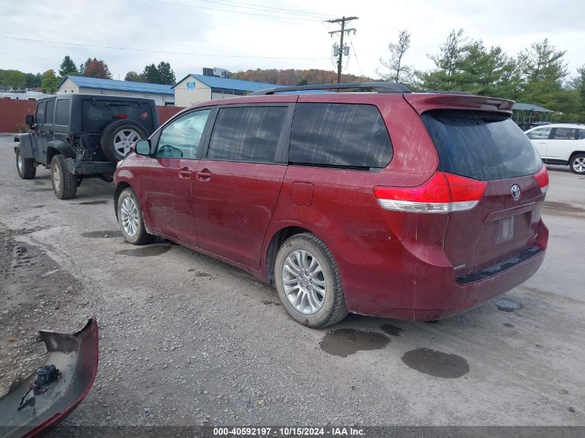 2012 Toyota Sienna Xle V6 8 Passenger VIN: 5TDYK3DC2CS246052 Lot: 40592197