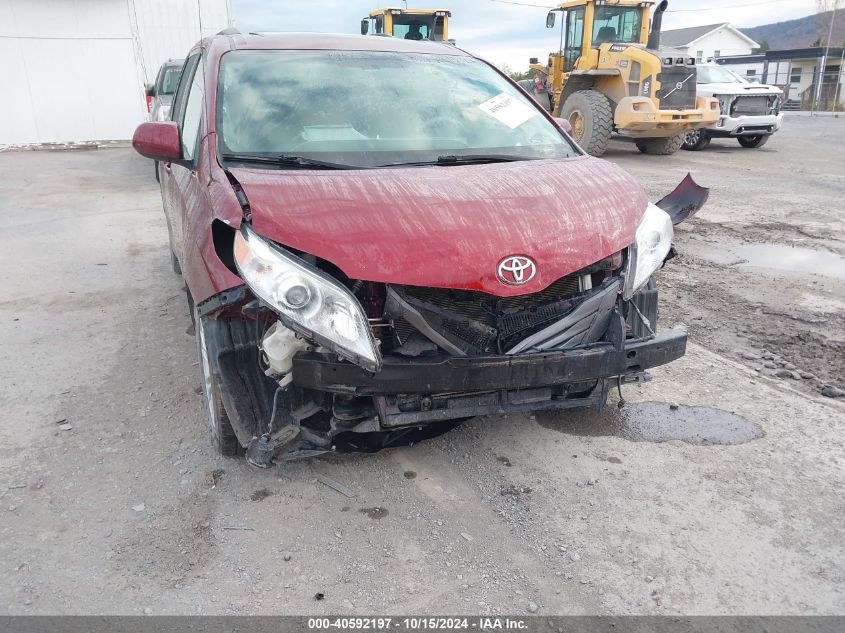 2012 Toyota Sienna Xle V6 8 Passenger VIN: 5TDYK3DC2CS246052 Lot: 40592197