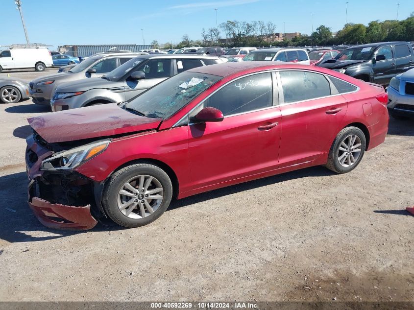 2016 Hyundai Sonata Se VIN: 5NPE24AF8GH369583 Lot: 40592269